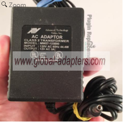 NEW 12V 3A ATV MW57-123000 AC Adapter Charger