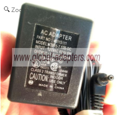 New 7.5V 200mA 40115111 N3515-7.520-DC AC Adapter - Click Image to Close