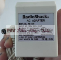 NEW 9V 350mA Radio Shack AD-320 DC Power Supply Adapter