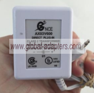 NEW 3V 600mA NCE AX03V600 DC Power Supply Adapter - Click Image to Close
