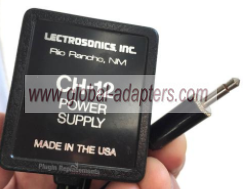 NEW 13.2V 300mA Lectrosonics CH-12 C-1277 Ac Adapter - Click Image to Close