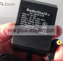 NEW 9V 350mA RadioShack Radio Shack AD-539 Power Supply Adapter - Click Image to Close