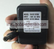 NEW 6V 300mA SH-DC DC Power Supply Adapter - Click Image to Close