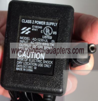 NEW 12V 300mA CLASS 2 POWER SUPPLY AD-1230-UL AC Adapter
