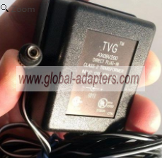 NEW 9V 0.2A TVG AX09V200 DC Power Supply AC Adapter - Click Image to Close