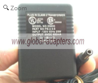 NEW 9V 800mA D9800 PS-2.5-9 Power Adapter