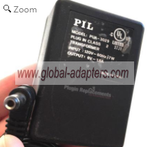 NEW 6V 1.8A PIL PUA-3029 Power Supply Adapter