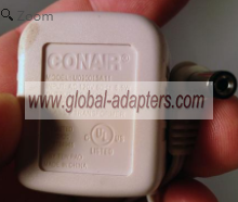 NEW 9V 150mA CONAIR U090015A11 Power Supply AC Adapter - Click Image to Close