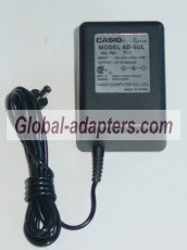 Casio AD-5UL Ver. No. TC1 AC Adapter 9V 850mA - Click Image to Close
