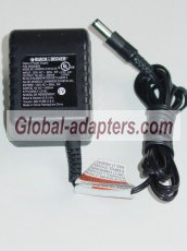 Black - Decker UA090020 AC Adapter 90500905 9VAC 200mA 5148104-00