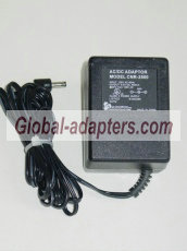 Audiovox CNR-2500 AC Adapter 9V 600mA 0.6A CNR2500