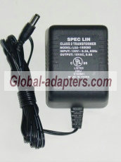Spec Lin L5A-180080 AC Adapter 18VAC 0.8A 800mA L5A180080