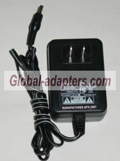 GPX APX002A AC Adapter 9V 1.5A