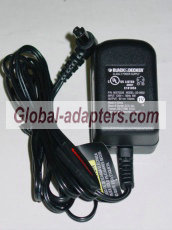 Black - Decker UD-0902 AC Adapter 90547272 9V 150mA