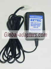 EZTEC 120V-UL 4.8V Ni-Cd Battery Charger AC Adapter UD3508060019G 6V 190mA
