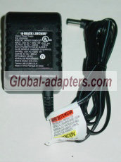 Black - Decker UA050020 AC Adapter 905000898 5VAC 200mA - Click Image to Close