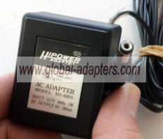 NEW 6V 200mA Hipower 620S Ac Adapter - Click Image to Close