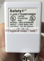 NEW 9V 200mA Safety 1st. MULD3509200 Power Supply Adapter