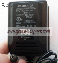 NEW 12V 850mA TGI MDE120085PA EC Power Supply AC Adapter