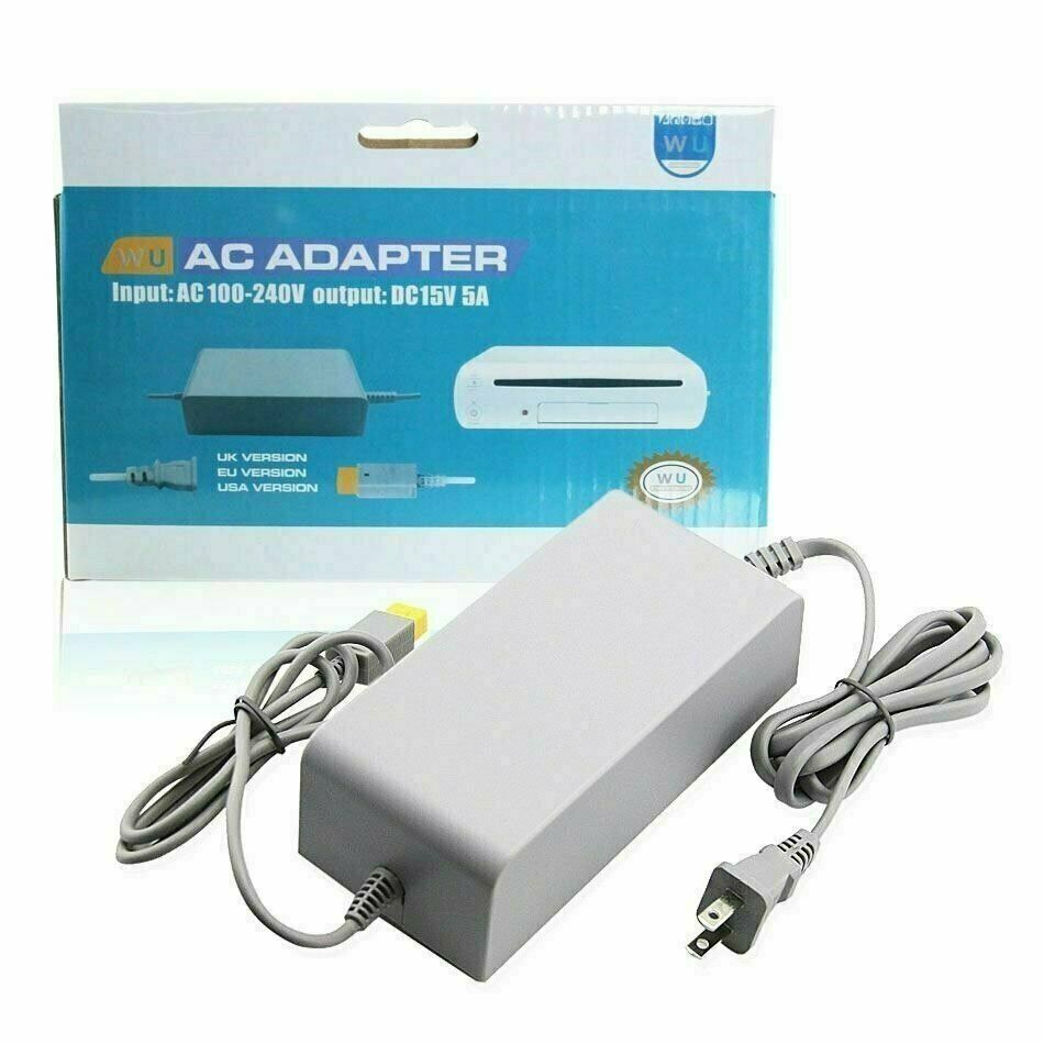 Power Supply for Nintendo Wii U Console Charger Wall Adapter AC Adapter System Cable Length: 6ft - Click Image to Close
