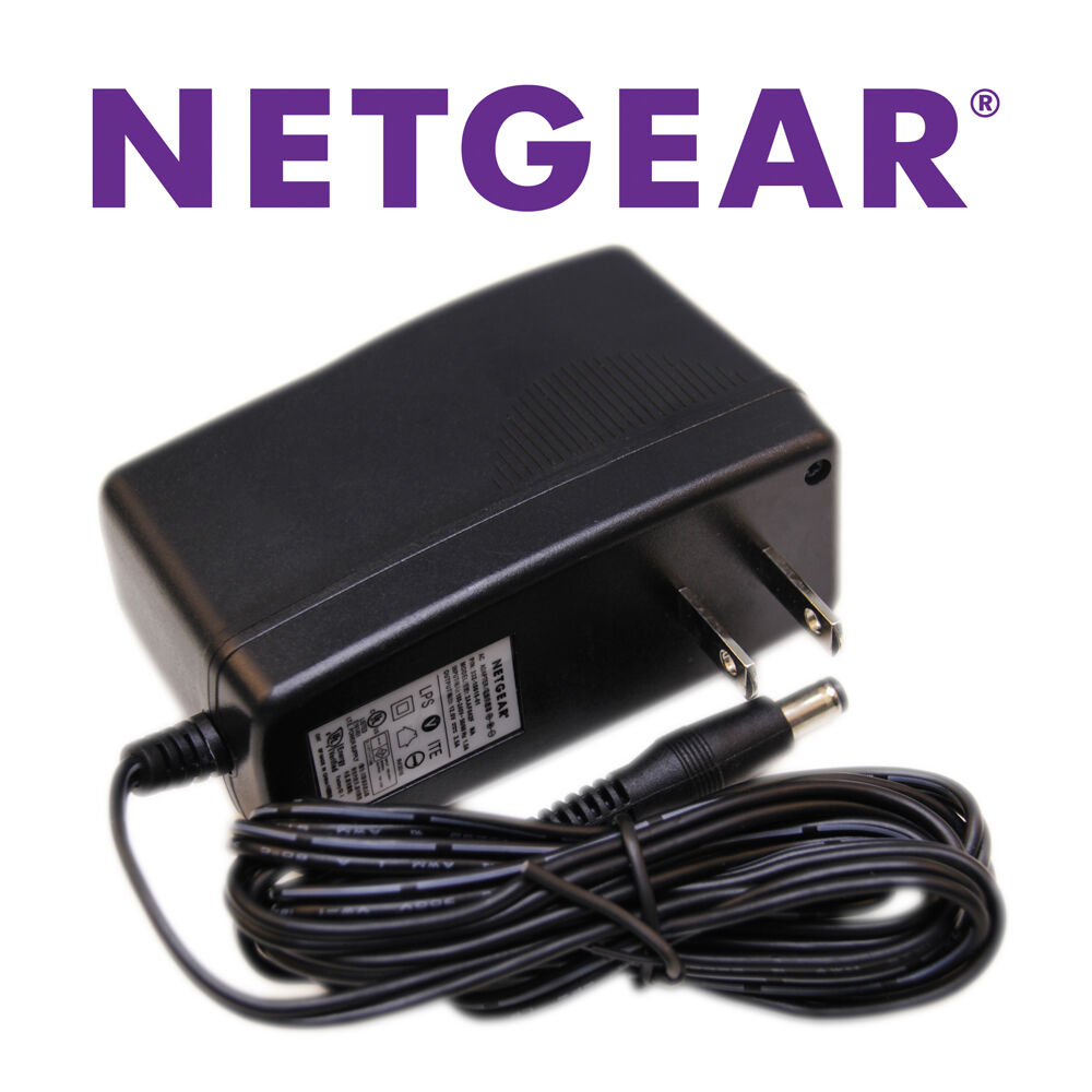 Genuine Netgear 12V AC Adapter Power Supply for Wireless Router Cable DSL Modem Input Voltage: 100