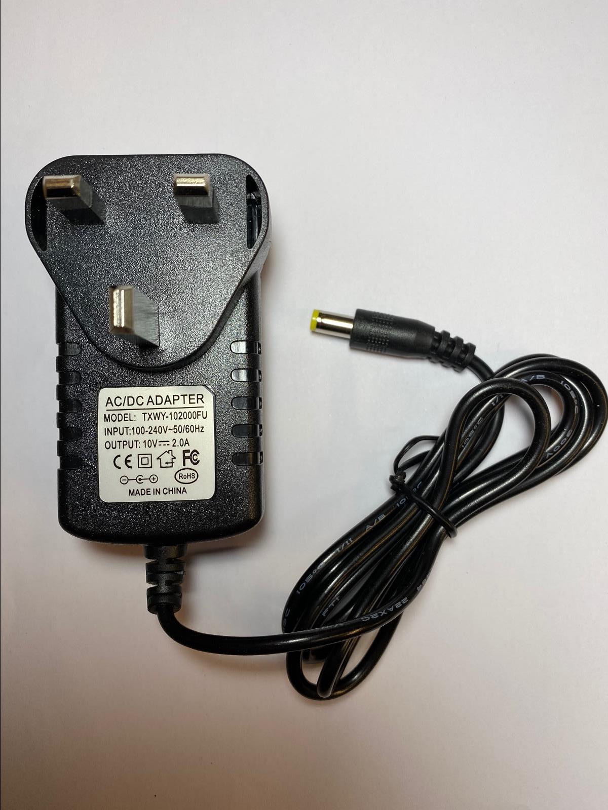 10V 2A Mains AC-DC Adaptor Power Supply for Angry Speaker GEAR4 PG542G Type: Power Adapter Compatib