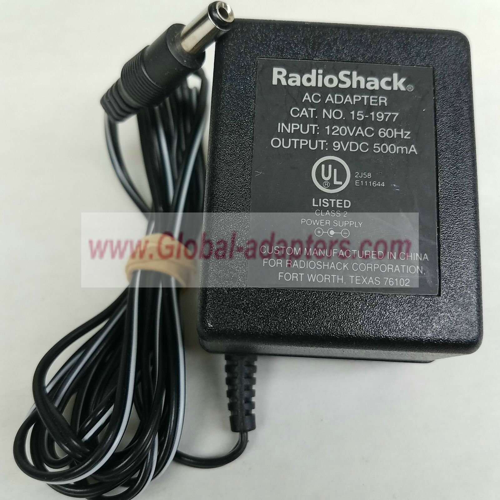 NEW 9V 500mA RadioShack 15-1977 Power Supply AC Adapter Charger