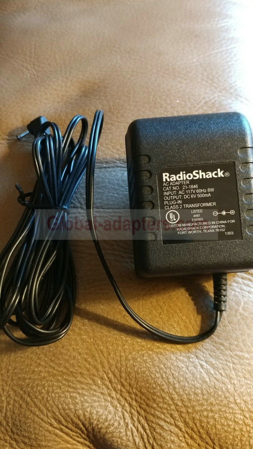 New DC6V 500mA RadioShack 21-1846 Power Supply AC ADAPTER