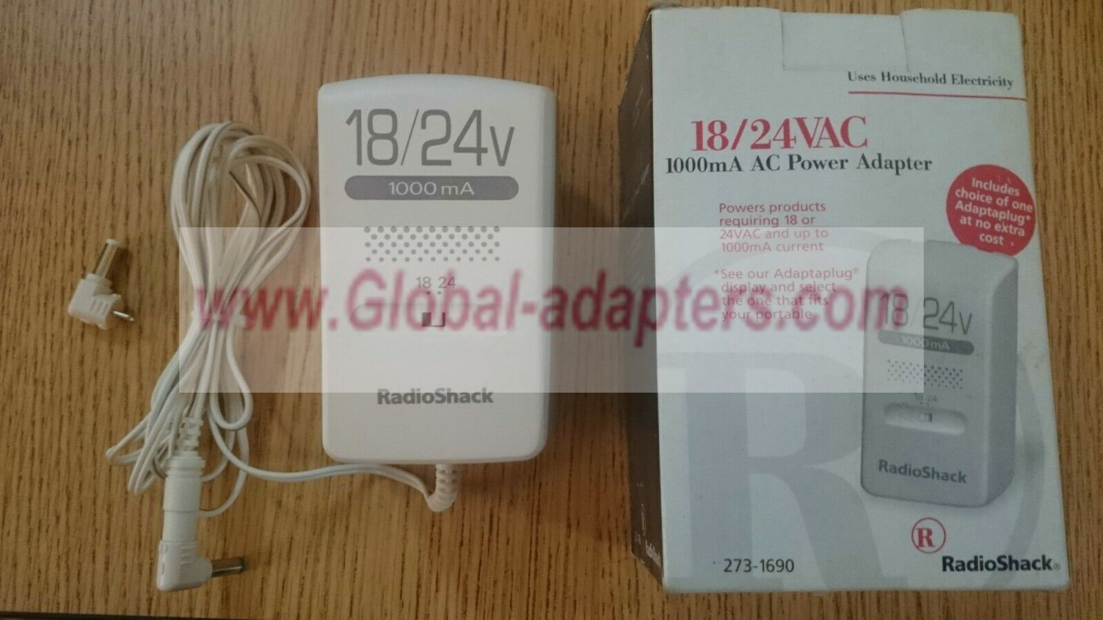NEW 18/24VAC 1000mA RadioShack 273-1690 AC Adapter