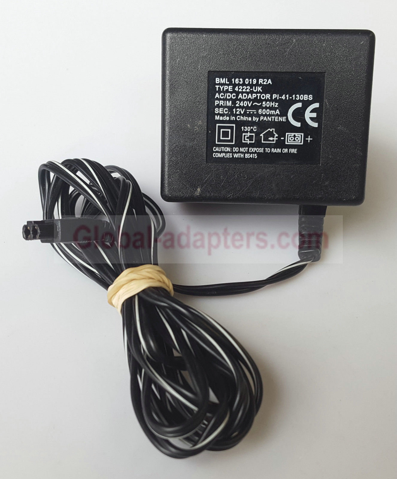 NEW 12V 0.6A PANTENE BML 163 019 R2A AC/DC POWER SUPPLY ADAPTER 4222-UK