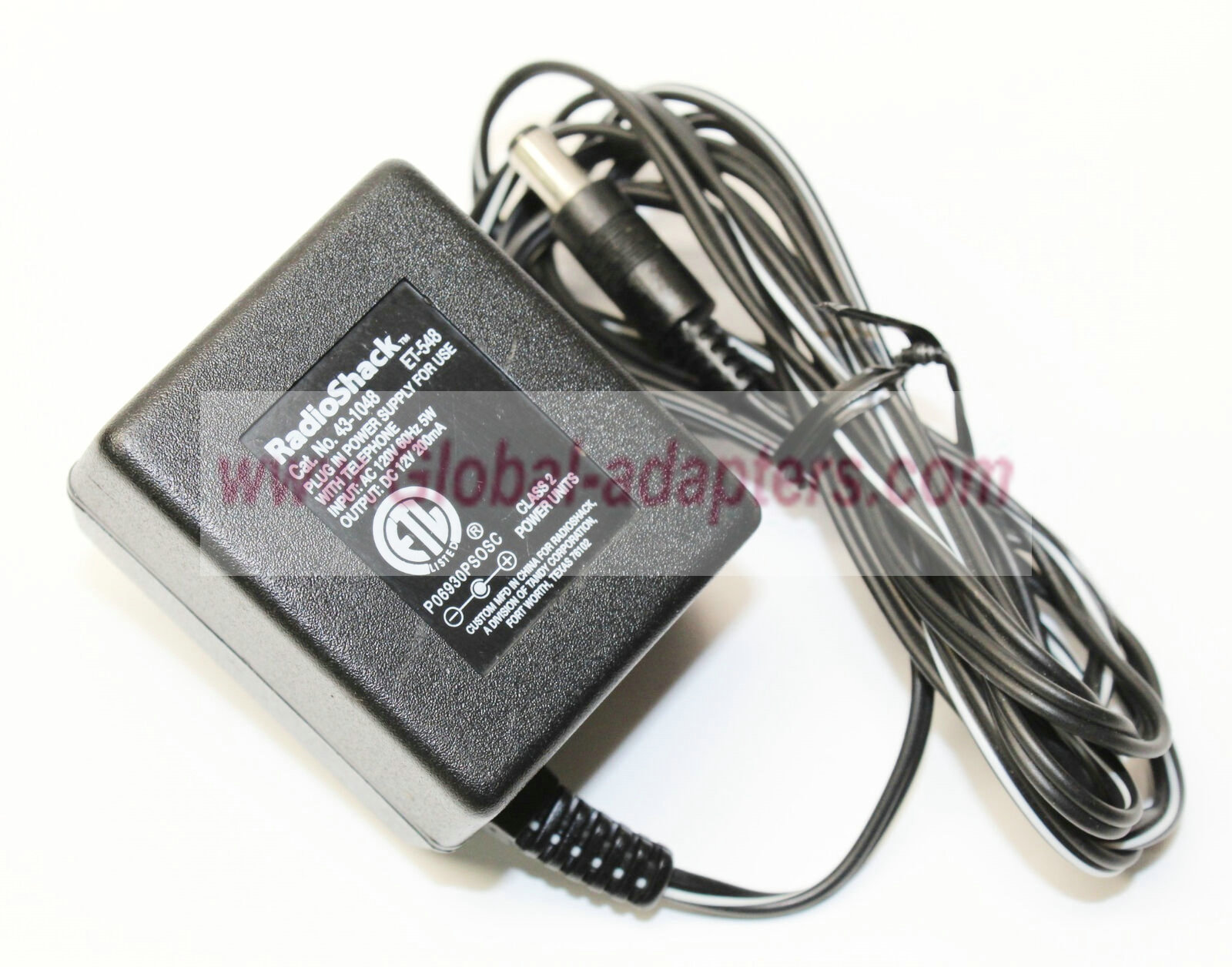 New 12V 200mA 43-1048 Power Supply AC Adapter Charger - Click Image to Close