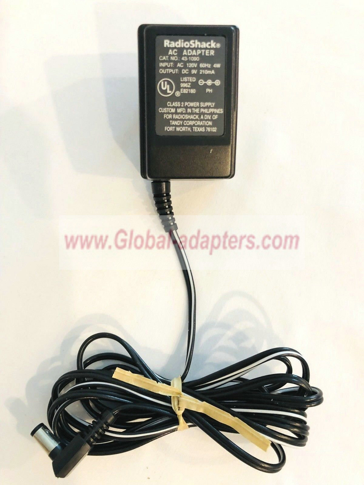 NEW 9V 210mA RadioShack 43-1090 AC DC Power Supply Adapter