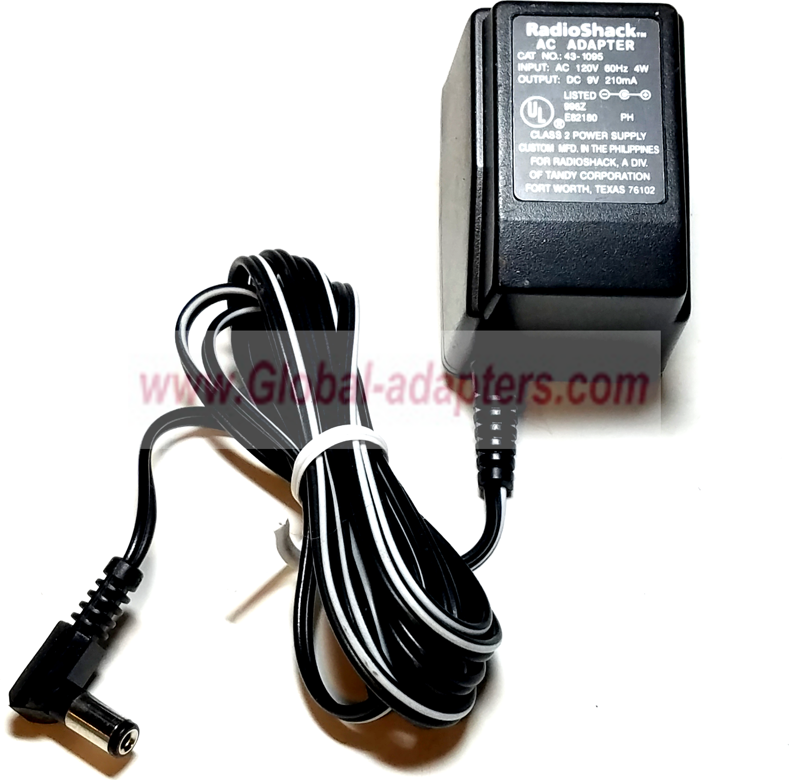 New 9V 210mA Radio Shack 43-1095 Class 2 Power Supply AC Adapter Charger