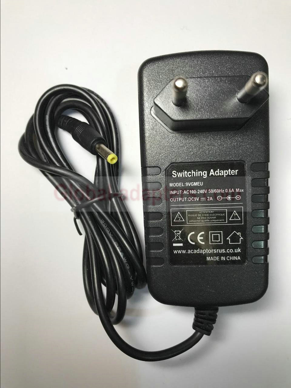 New DC9V 2A 9VGMEU Power Supply Switching Adapter