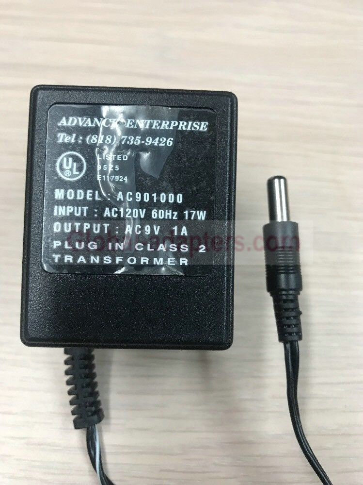 NEW 9V AC 1A Advance Enterprise AC901000 Ac Adapter