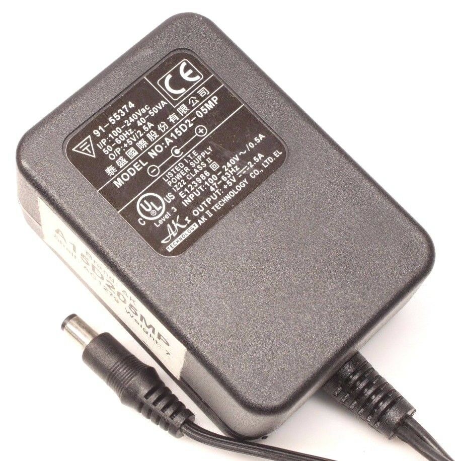 AK II Technology A15D2-05MP AC DC Power Supply Adapter Charger Output 5V 2.5A Brand: AK II Technolo