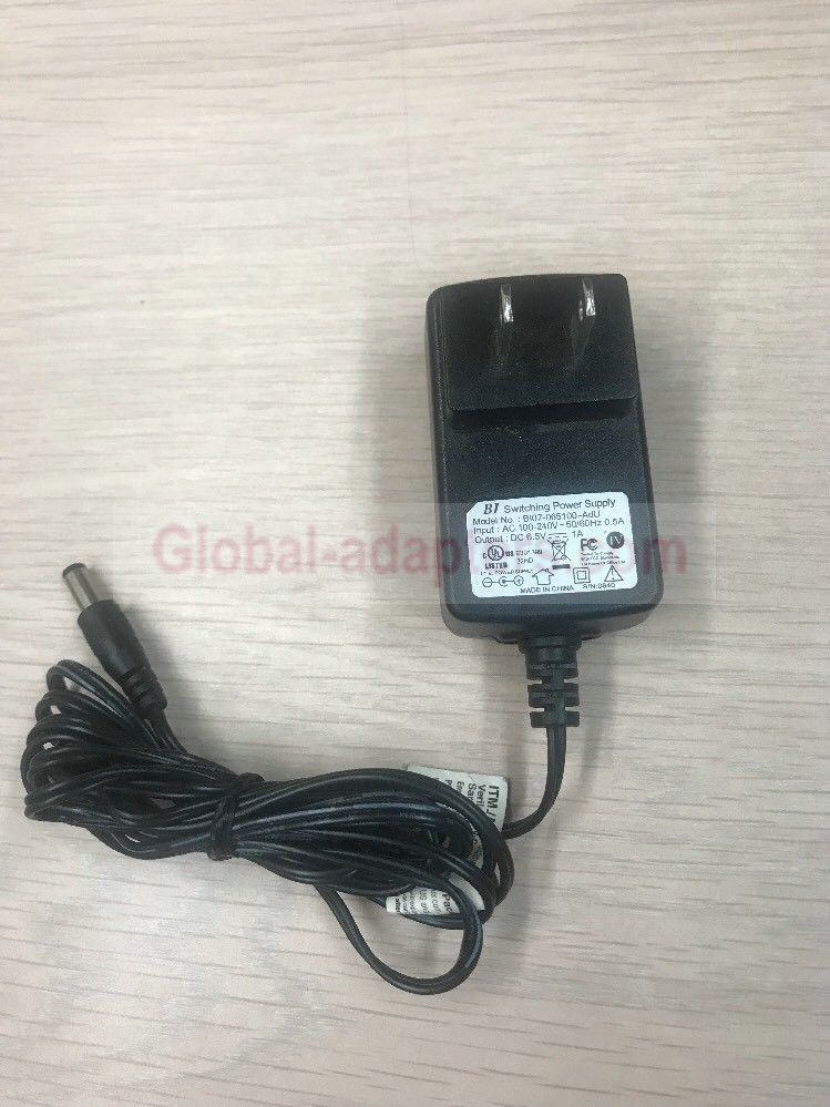 NEW 6.5V 1A BI BI07-065100-AdU AC Power Supply Adapter - Click Image to Close