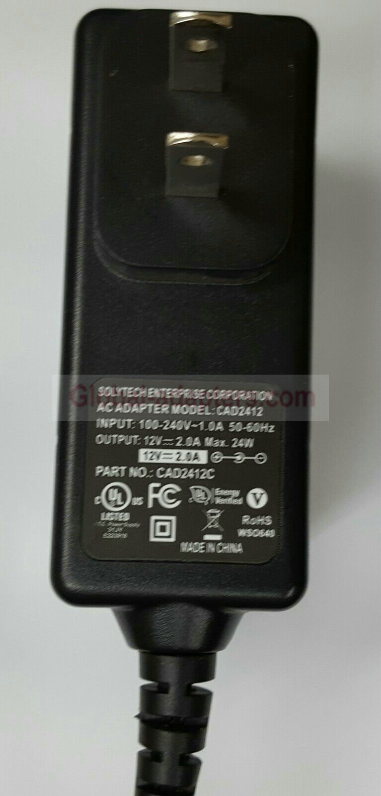 NEW 12V 2A Solytech Enterprise Corp CAD2412 AC Adapter