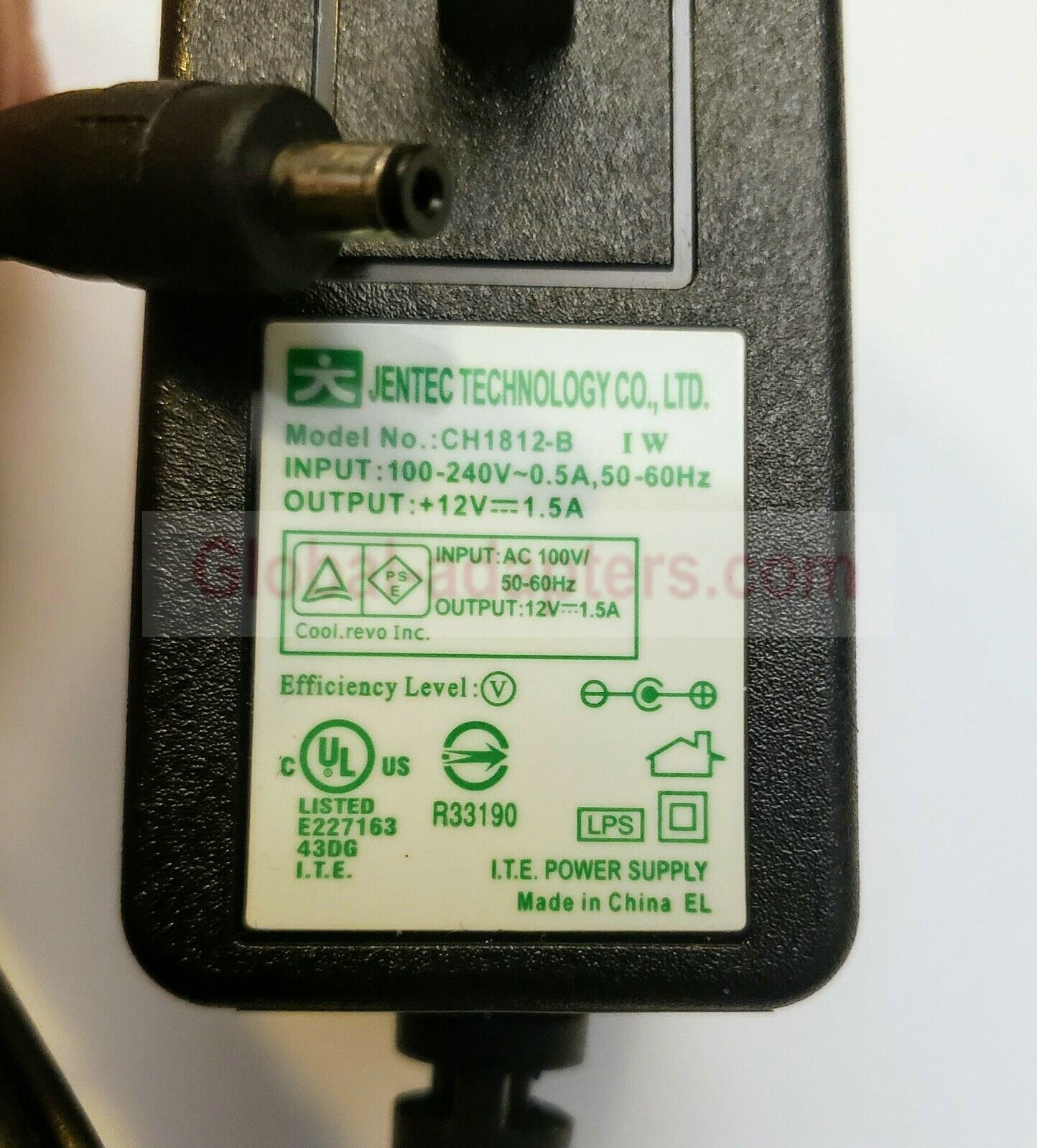 NEW 12V 1.5A JENTEC CH1812-B TECHNOLOGY AC Adapter - Click Image to Close