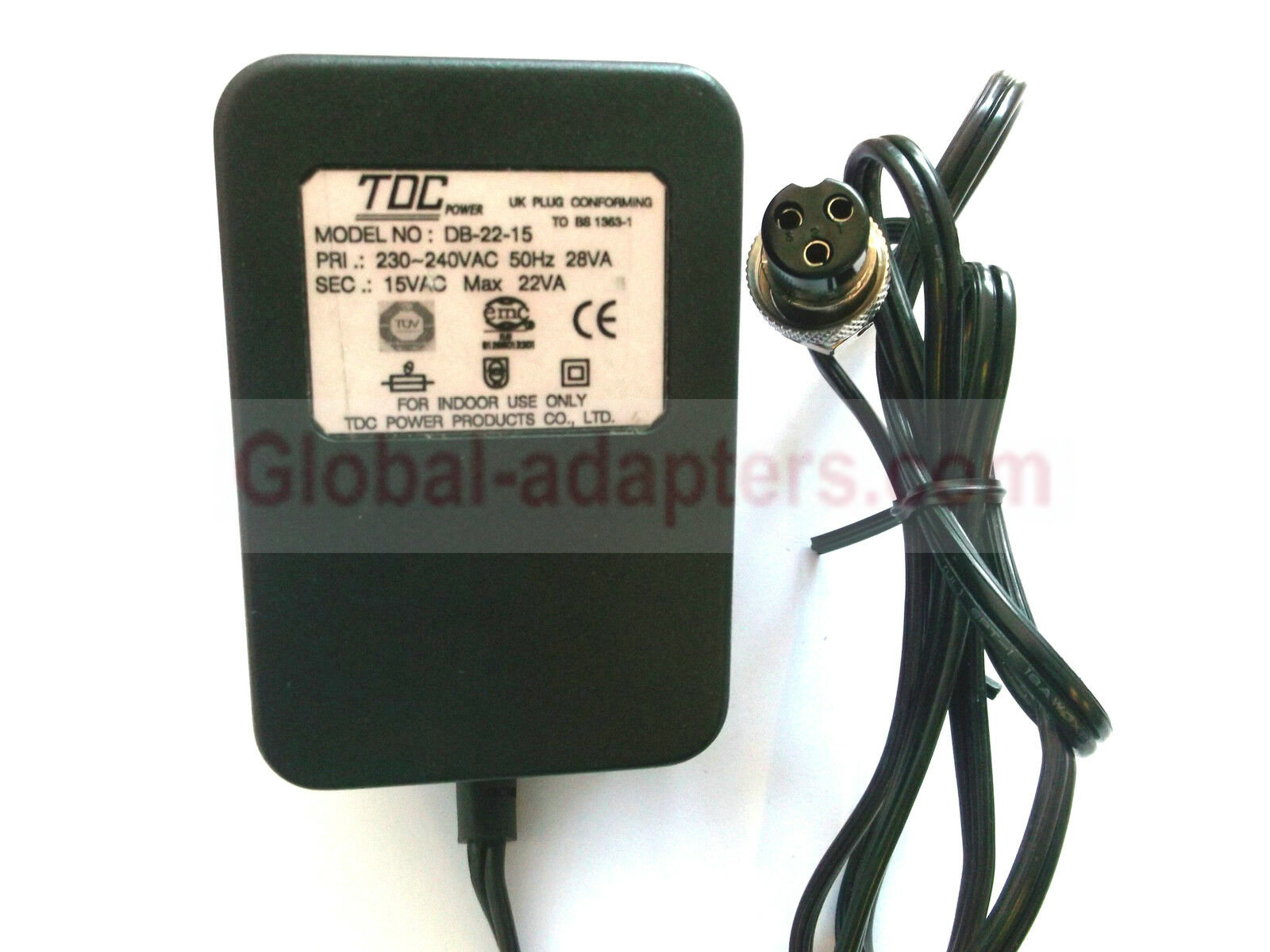 NEW 15V 22A TDC POWER DB-22-15 POWER SUPPLY AC ADAPTER