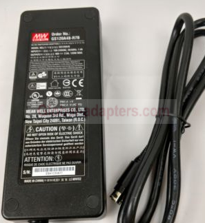 New 48V 2.5A Mean Well GS120A48-R7B AC/DC Switching Adaptor
