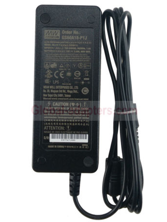 New 15V 4A Mean Well GST60A15-P1J Ac Adapter