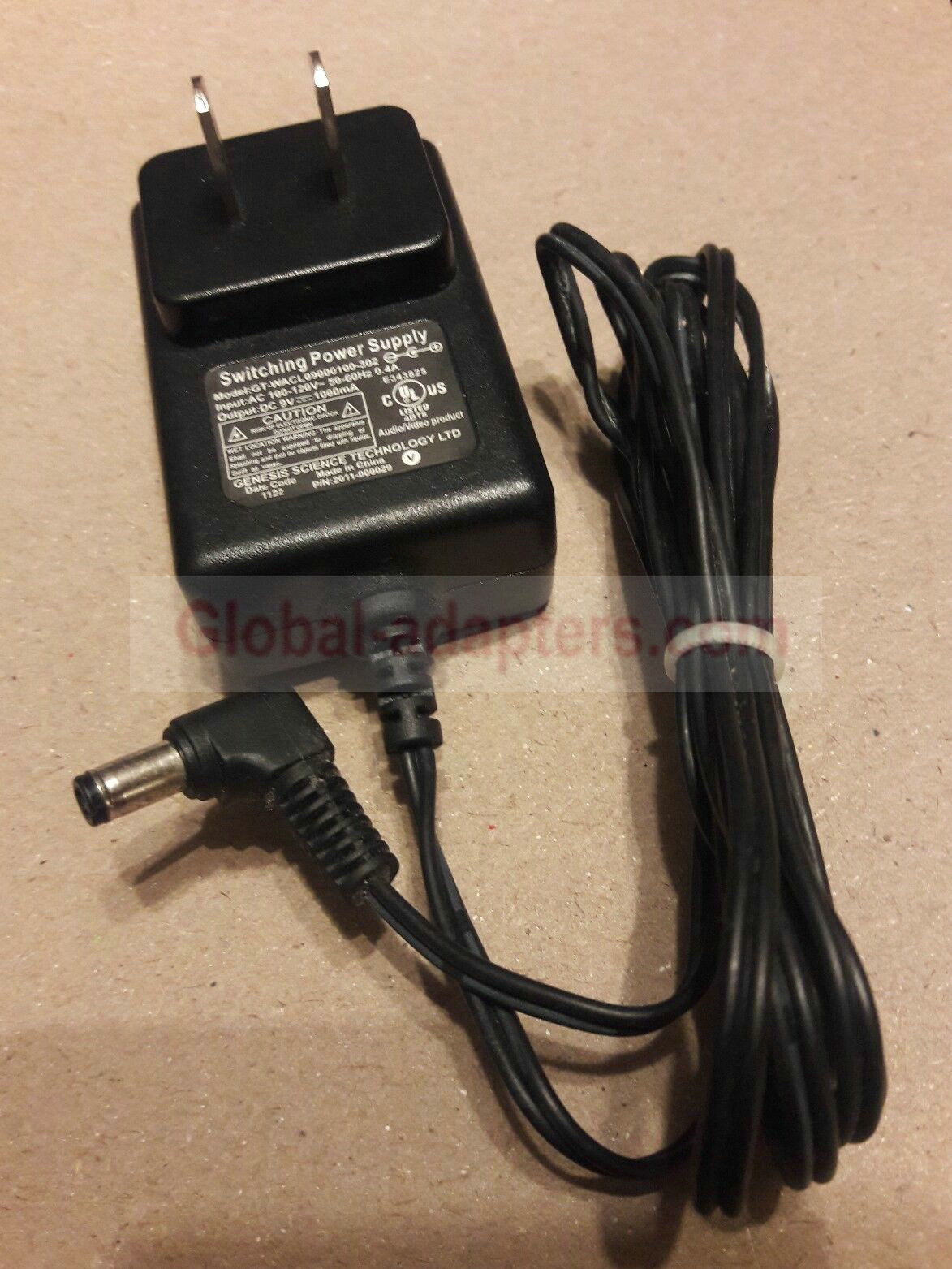 New 9V 1A GT-WACL09000100-302 Power Supply AC ADAPTER For RCA Portable DVD Player Drc631