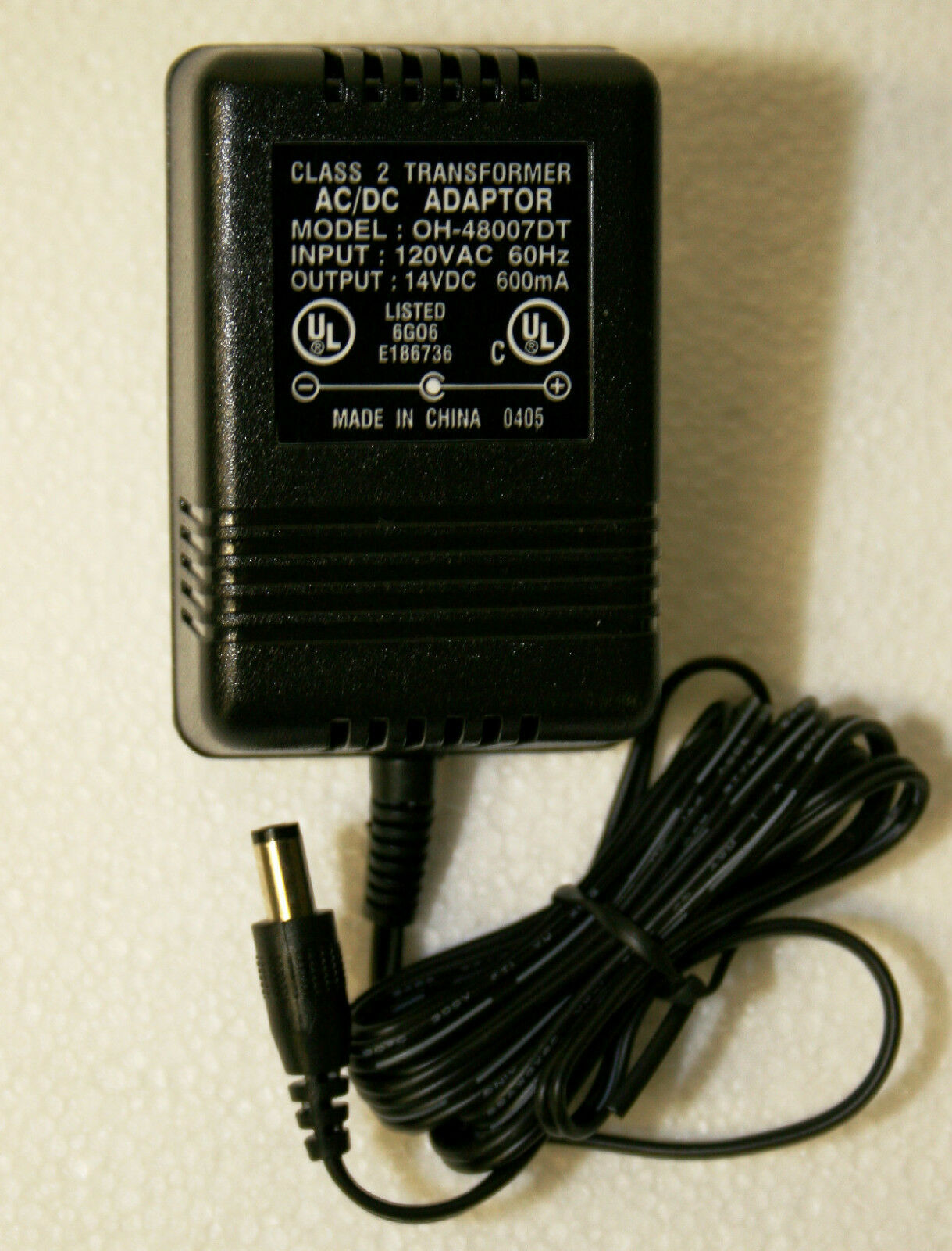Generic OH-48007DT 14V AC / DC Adapter General Power Supply Charger MPN: OH-48007DT Voltage: 14 V - Click Image to Close