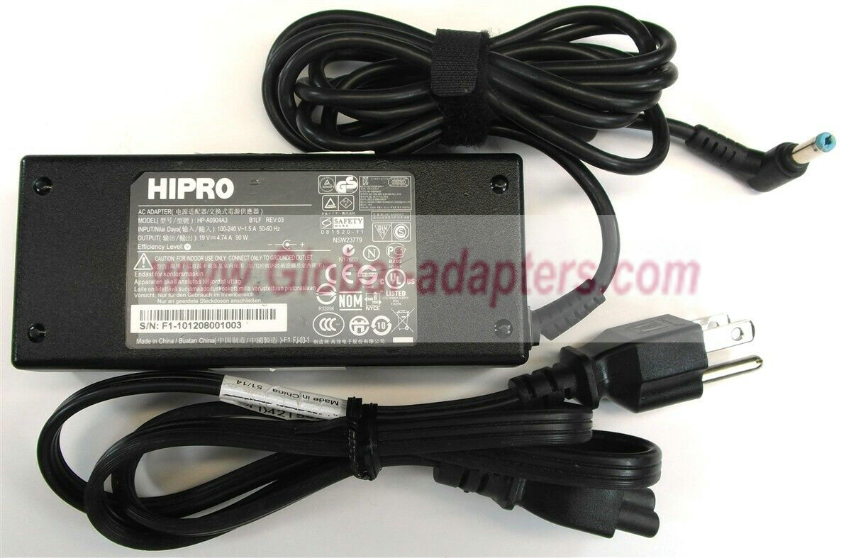 NEW 19V 4.74A HIPRO HP-A0904A3 AC Adapter