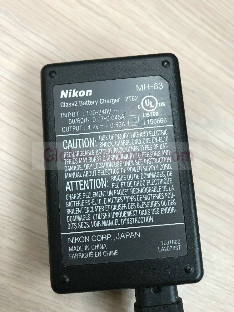 NEW 4.2V 550mA Nikon MH-63 AC Power Supply Adapter