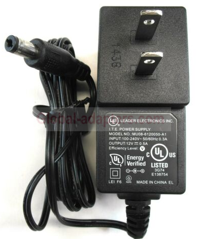 New 12V 0.5A Leader LEI MU08-6120050-A1 Charger AC Adapter