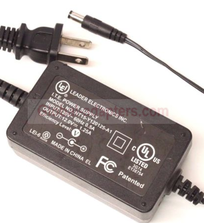 New 12V 1.25A LEI NT15-Y120125-A1 AC Power Supply Adapter