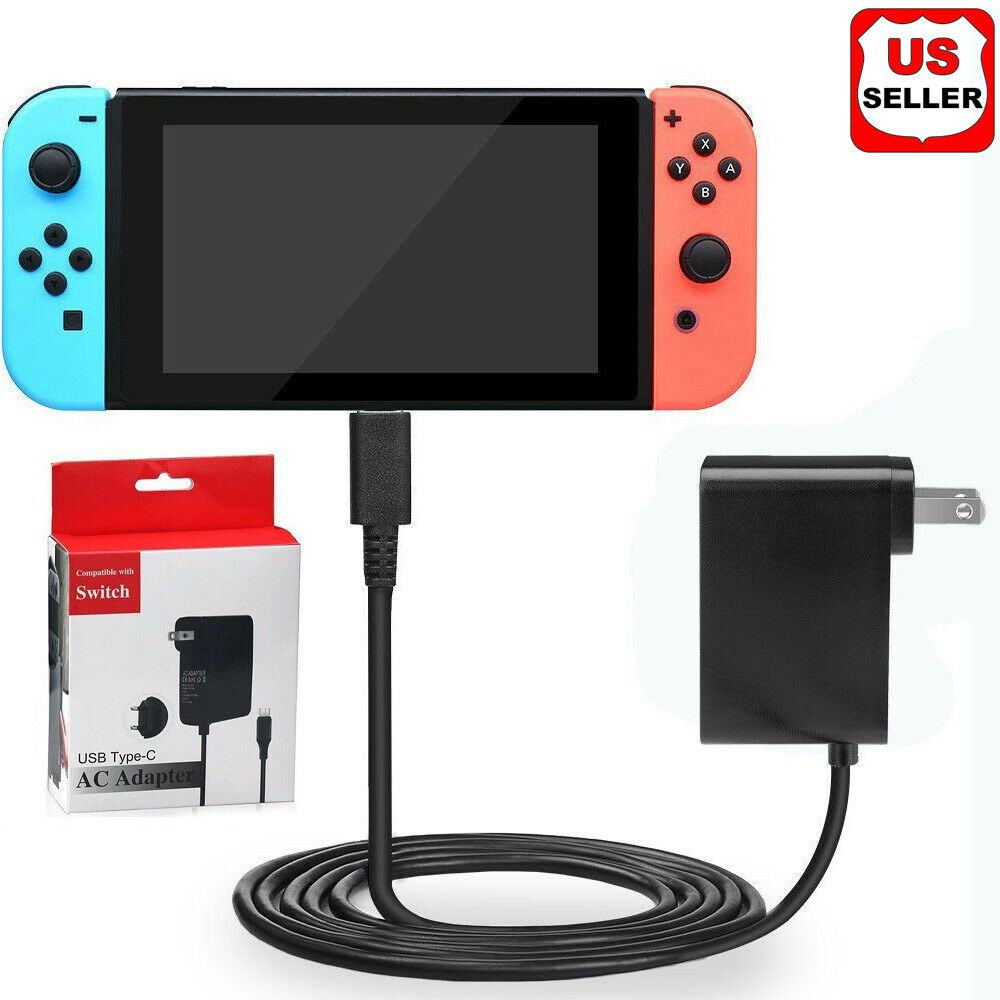 AC Adapter Power Supply for Nintendo Switch Wall & Travel Charger Plug Cord US Features: 100% bran - Click Image to Close