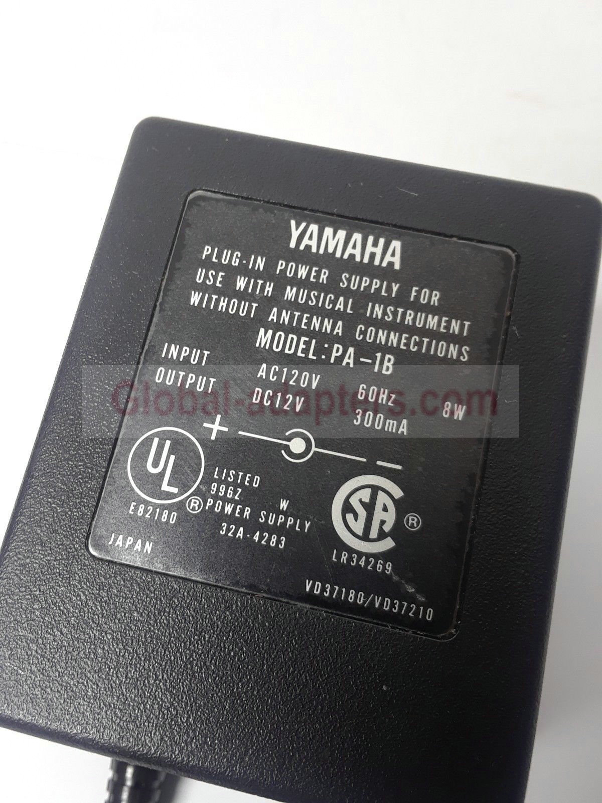NEW 12V 300mA Yamaha PA-1B Power Supply AC Adapter